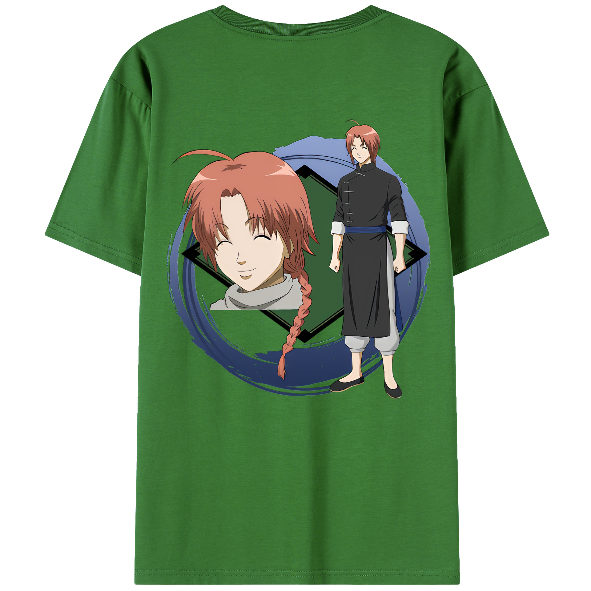 （画像用） ぎんたま 坂田銀時（さかたぎんとき） 神楽 志村新八（しむら しんぱち） GINTAMA Sakata Gintoki Kagura Shimura Shinpachi レディース半袖Tシャツ(バックプリント)